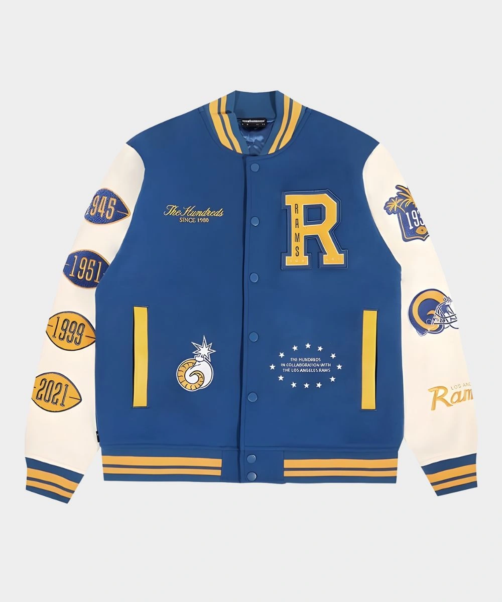 The Hundreds x Los Angeles Rams Varsity Jacket