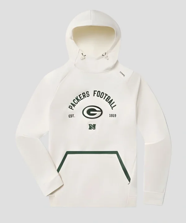 UNRL x Green Bay Packers Youth Crossover Hoodie Cream