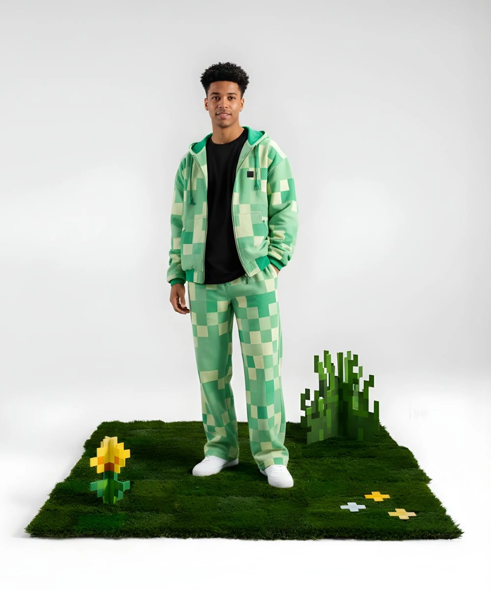 Very Cool x Minecraft The Creeper Hooded Jacket