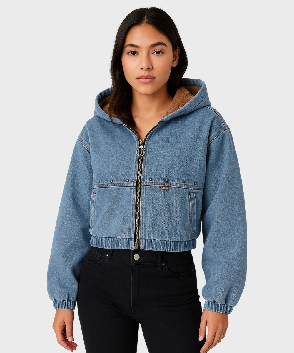 Women's Scuffers Denim Work Jacket Blue