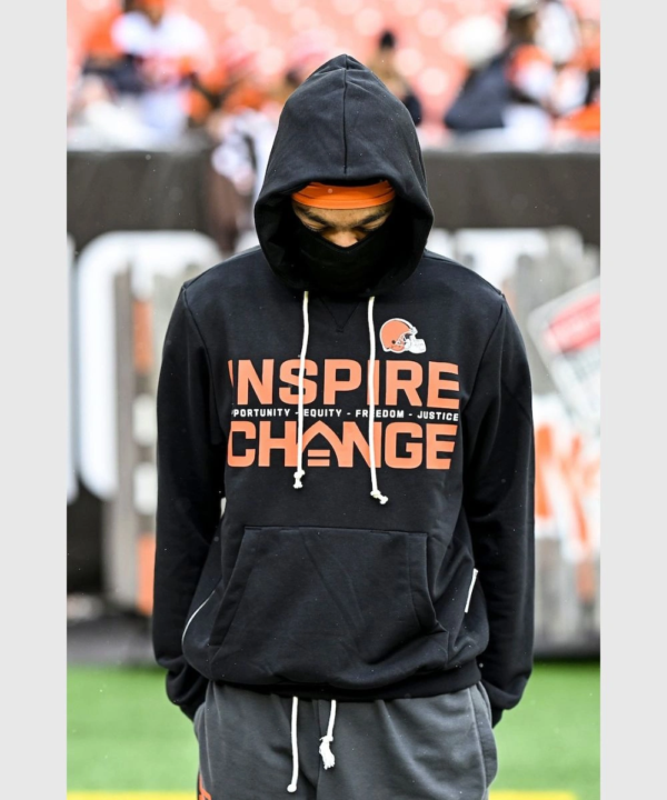 Cleveland Browns Inspire Change 2025 Black Pullover Fleece Hoodie