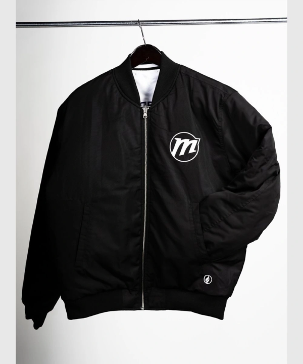 German-American Basketball Player Satou Sabally Phoenix Mercury Black Bomber Jacket