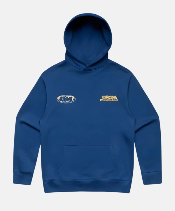 Lando Norris World Tour Pullover Hoodie Dark Blue