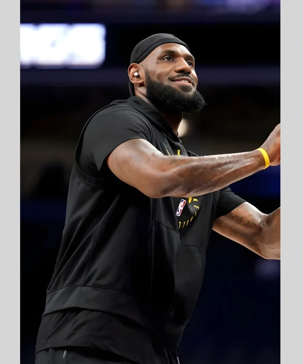 Lebron James Los Angeles Lakers Nike Sleeveless Hoodie