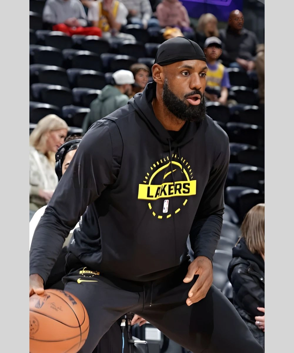 Los Angeles Lakers Nike Lebron James Sleeveless Hoodie