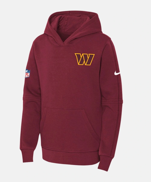 Marcus Mariota Washington Commanders 2025 Nike Sideline Hoodie