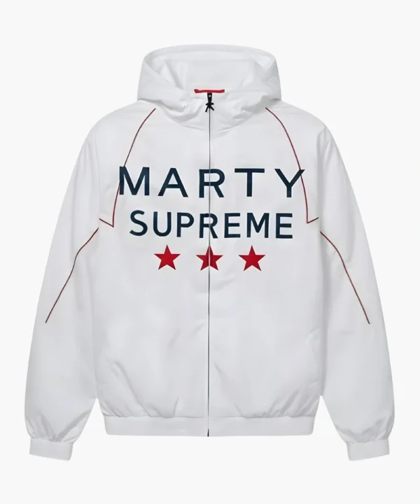 NAHMIAS x Marty Supreme A24 Classic Warm Up England Jacket White