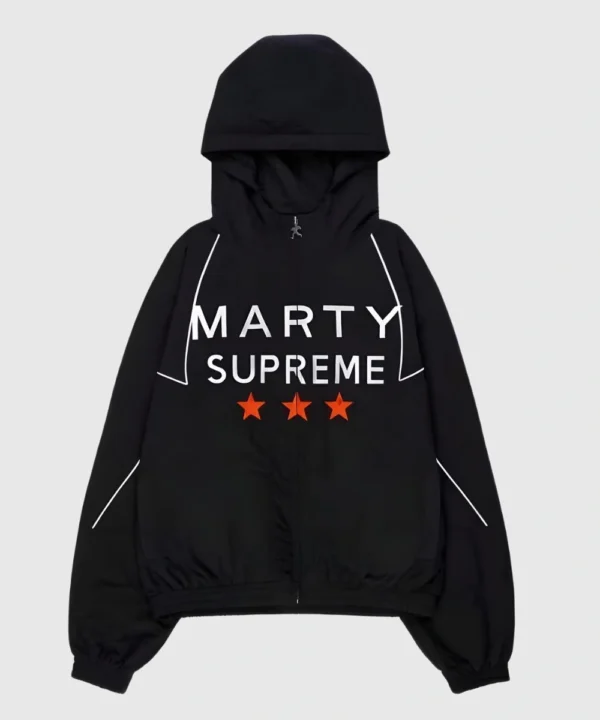 NAHMIAS x Marty Supreme A24 Classic Warm Up Jacket Black