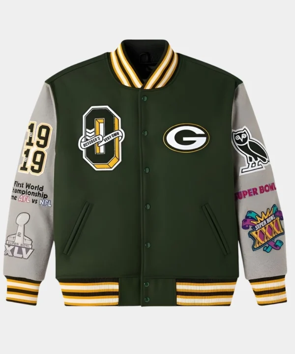 OVO x Green Bay Packers Varsity Jacket