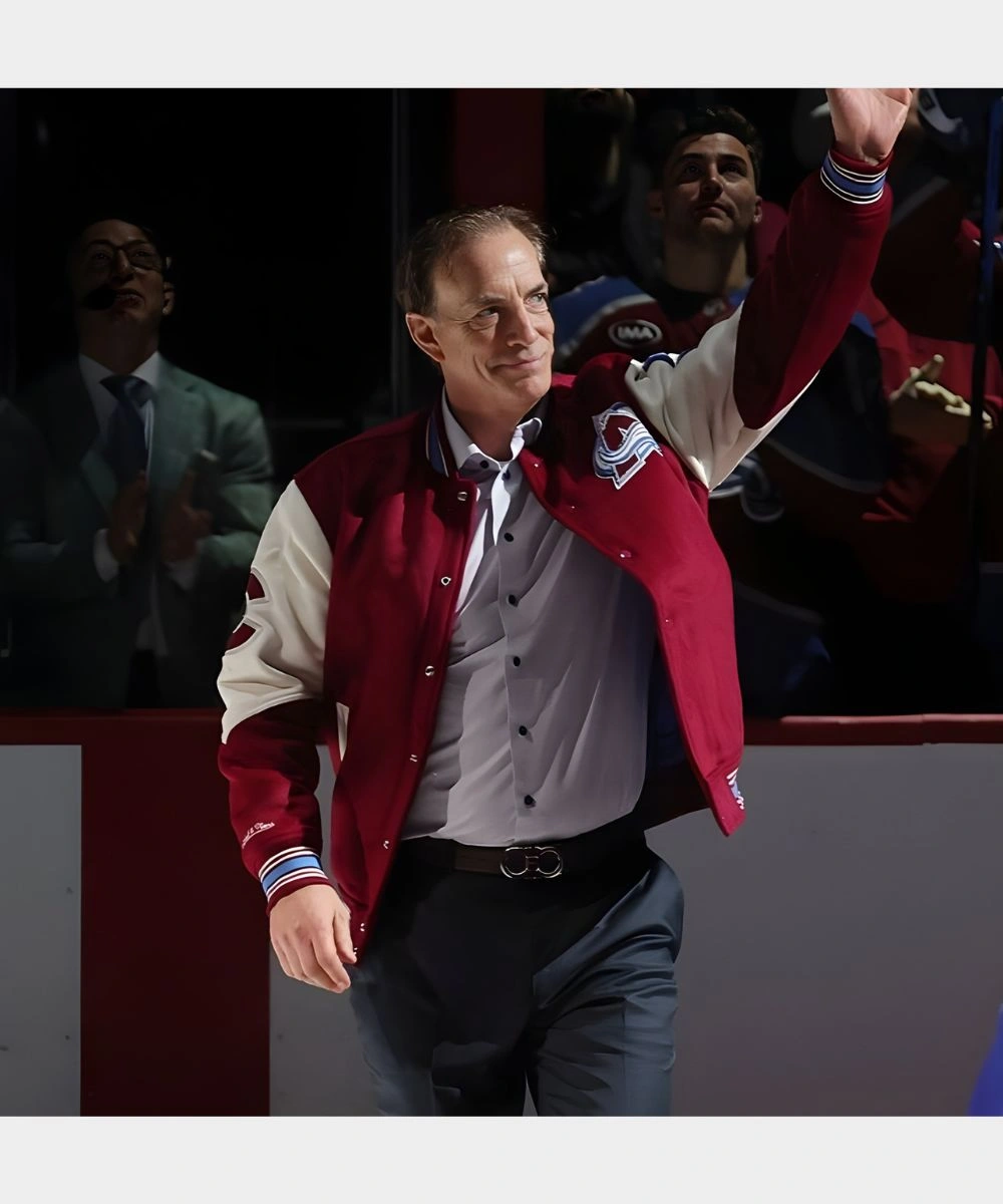 Peter Forsberg Colorado Avalanche 30th Anniversary Celebration Varsity Jacket