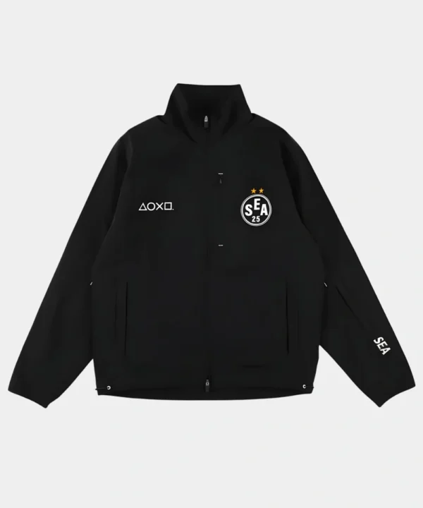 Playstation x Wind and Sea Black Tech Jacket