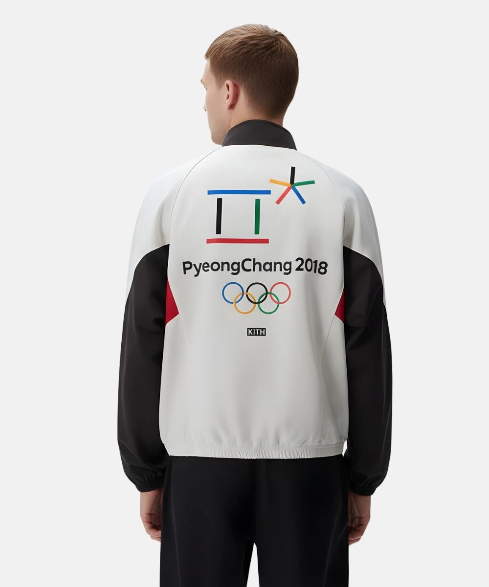 2026 Kith for Olympics Heritage Marks Eugene Track Jacket Multicolor