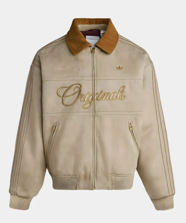 Adidas Originals 2026 Chinese New Year Brown Oversized Crafted Padded Jacket