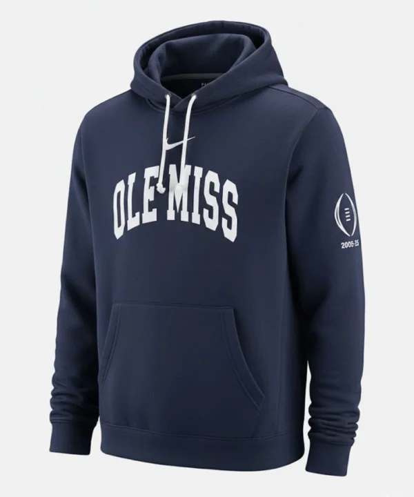 American Football Coach Pete Golding Ole Miss Nike Hoodie Navy Blue