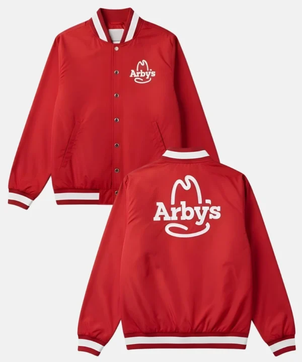 American Football Kenneth Walker Arby’s Red Varsity Bomber Jacket