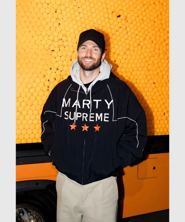 Doni NAHMIAS x Marty Supreme A24 Classic Warm Up Hooded Jacket Black