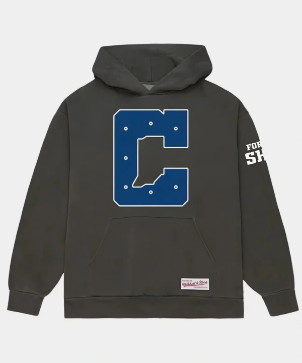 Mitchell & Ness Charcoal Indianapolis Colts Indiana Nights State C Fleece Hoodie