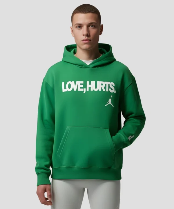Philadelphia Eagles 2026 Jalen Hurts x Jordan Nike Love Hurts Kelly Green Pullover Fleece Hoodie