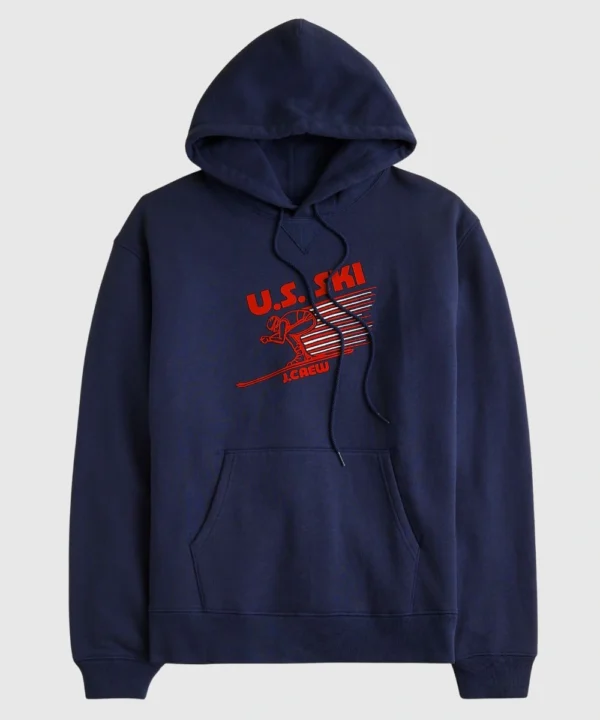 U.S. Ski & Snowboard by J.Crew Hoodie Navy Blue