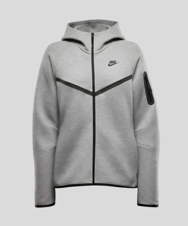 Venezuelan Politician And Former Union Leader Nicolás Maduro Nike Sportswear Tech Fleece Windrunner Full-Zip Hoodie Grey