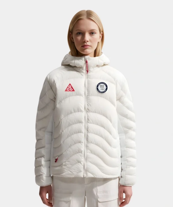 Women's Nike ACG x United States Olympic Team Therma-FIT ADV White Puffer Jacket