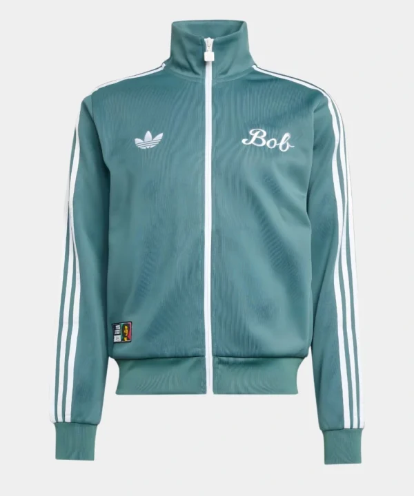 2026 Adidas x Bob Marley Football is Freedom Green Track Jacket