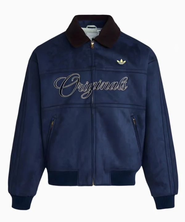 Adidas Crafted Padded Jacket Navy Blue