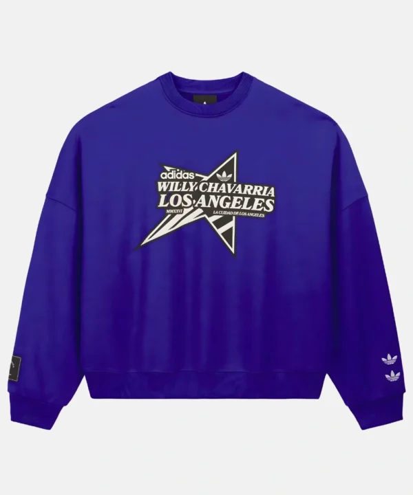 Adidas x Willy Chavarria Star Logo Crewneck Sweatshirt