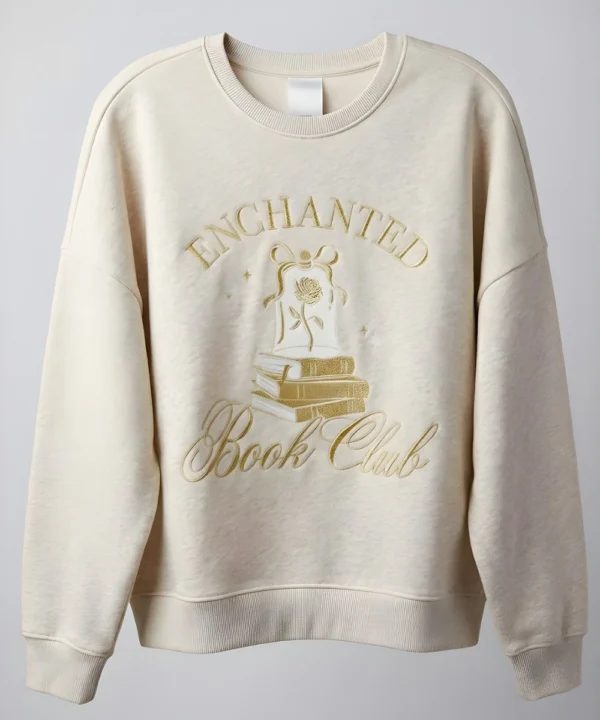 Disney Parks 2026 Enchanted Book Club Sweatshirt Grey