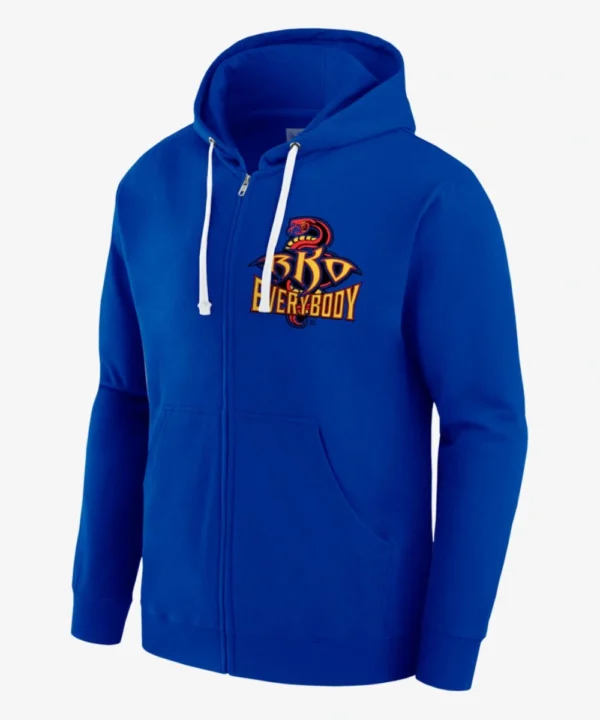Men's Randy Orton Cobalt Full-Zip Hoodie Blue