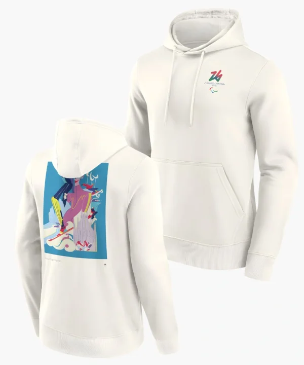 Milano Cortina 2026 Paralympics Iconic Poster Graphic Hoodie