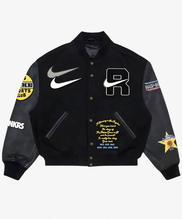 Raspberry Hills x Nike Varsity Jacket Black