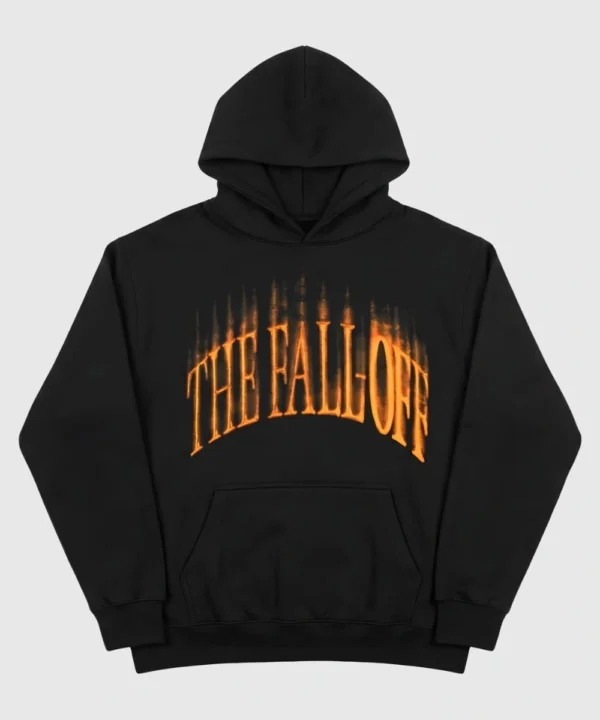 The Fall Off Black Pullover Fleece Hoodie