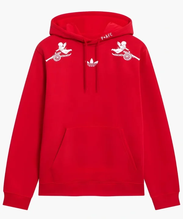 Arsenal Adidas Places+Faces Hoodie Red