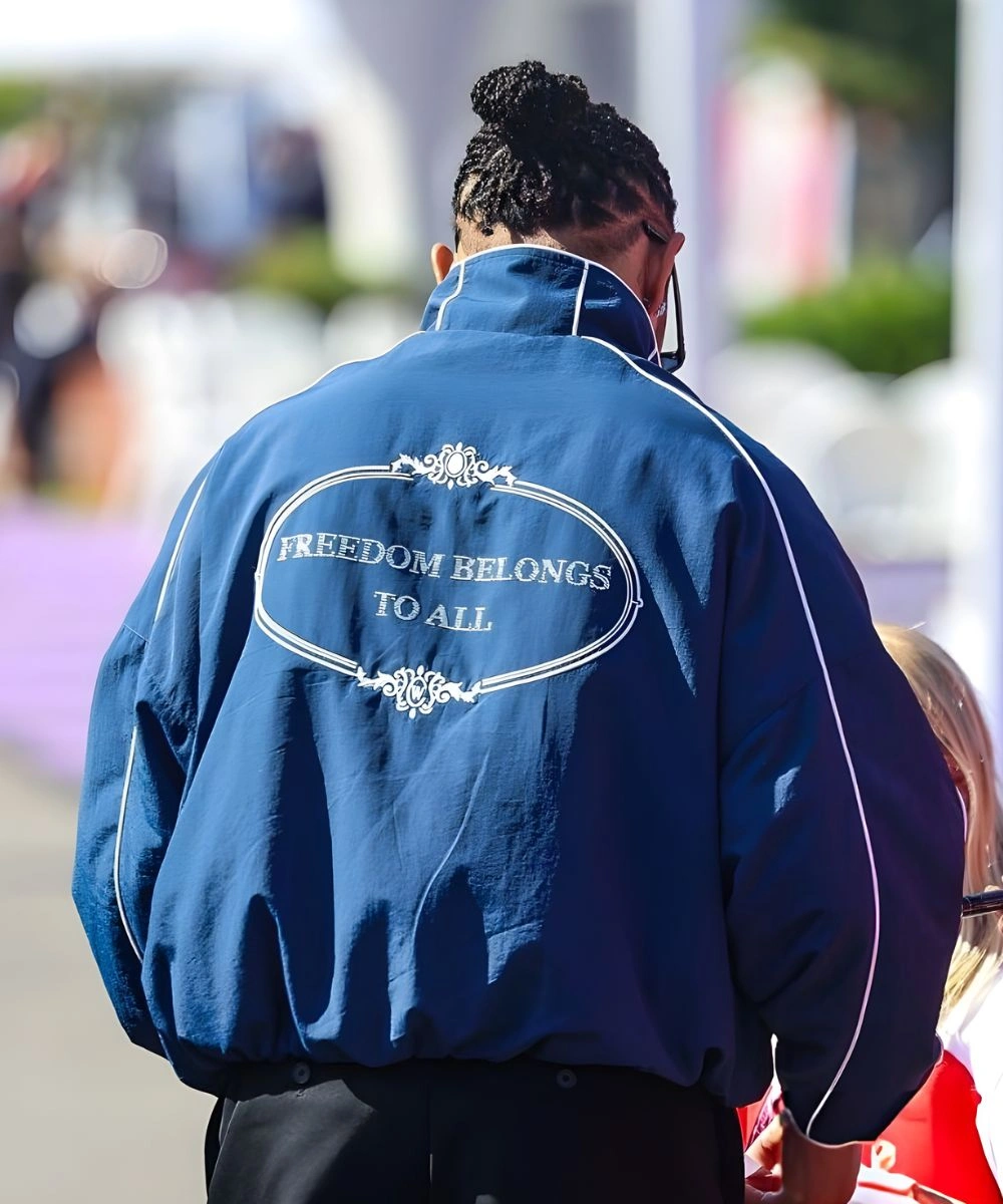 Lewis Hamilton Willy Chavarria Blue Jacket
