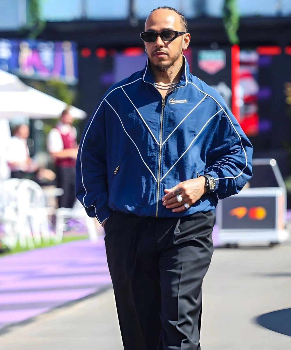 Lewis Hamilton Willy Chavarria Jacket Blue
