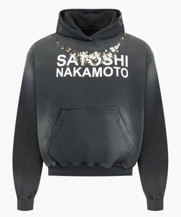 Men's Satoshi Nakamoto ICE Grey Hoodie