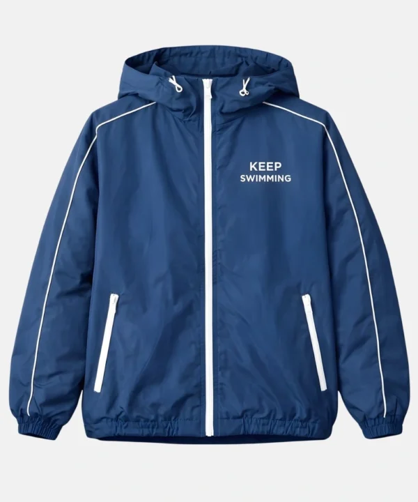 Musinsa Keep Swimming BTS Jacket Merch In Blue
