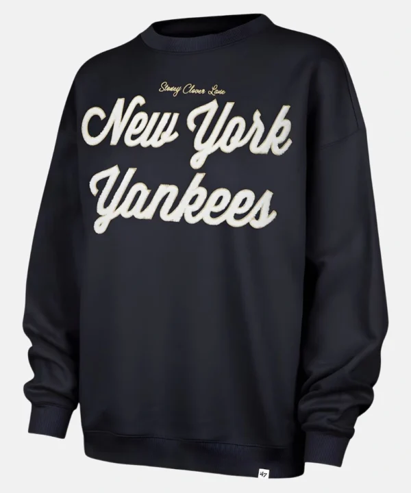 New York Yankees '47 Stoney Clover Lane Oversized Sweatshirt Navy