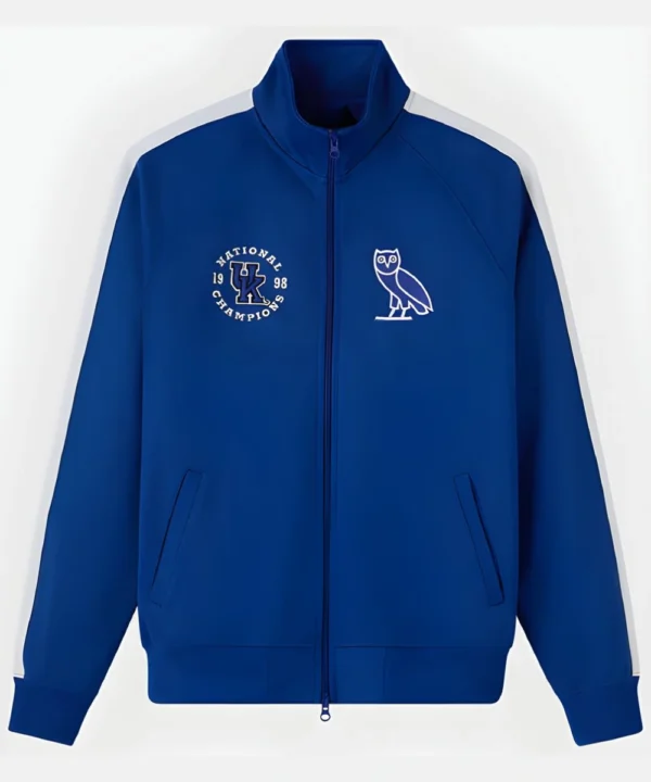 OVO x 1998 Kentucky Wildcats Warm Up Jacket Royal Blue & White