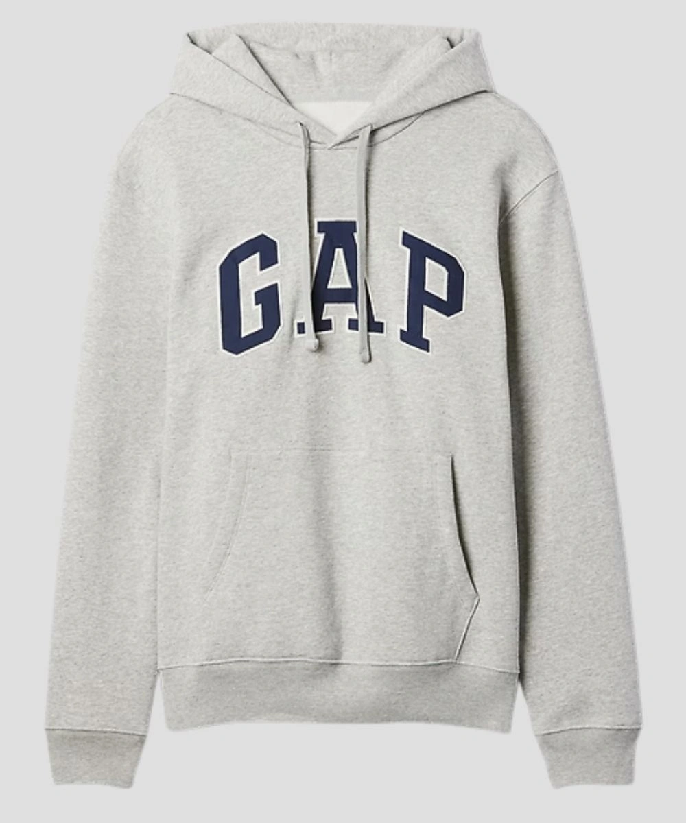 Puerto Rican Rapper Young Miko Gap Adult VintageSoft Arch Logo Hoodie Grey