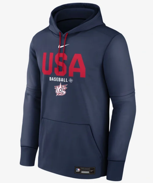 USA Baseball 2026 World Baseball Classic Hoodie Navy Blue