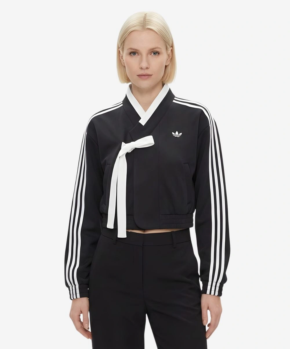 Women's BABYMONSTER x Adidas Hanbok Fusion Jacket Black