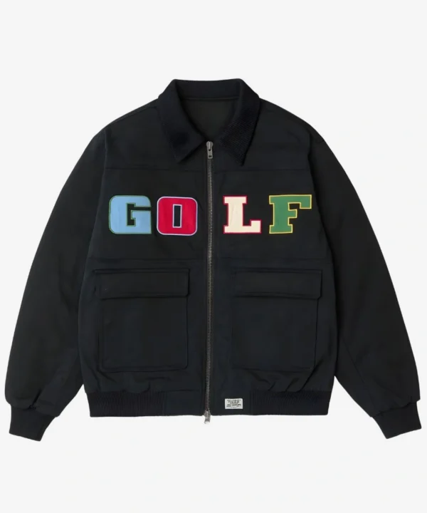 2026 Golf Wang Airborne Cotton Jacket Black