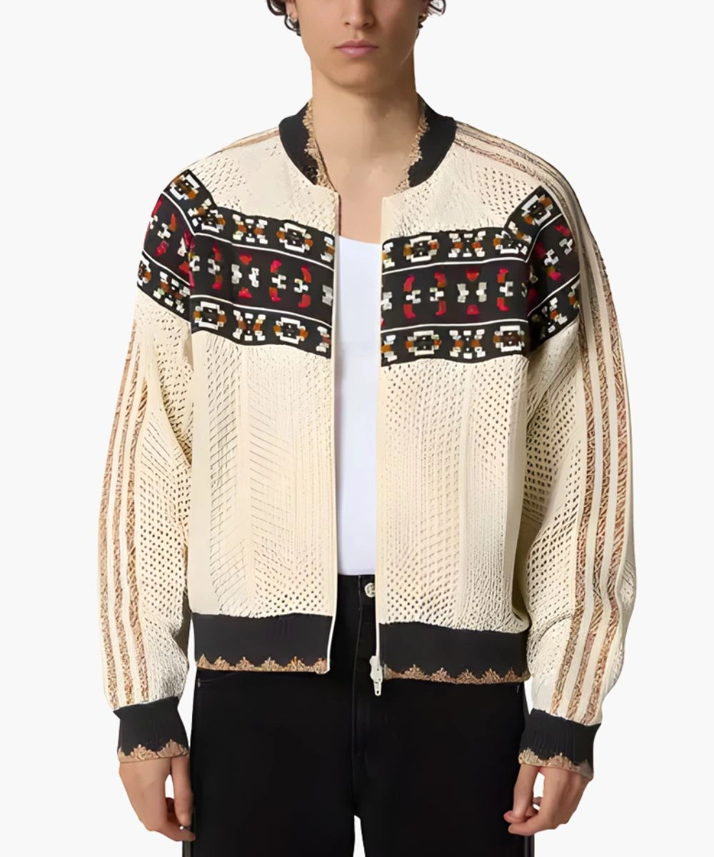 Adidas Crochet SST Track Jacket x CLOT by Edison Chen Off White