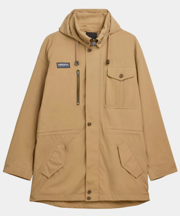 Adidas Longridge SPZL Parka Hooded Jacket Brown