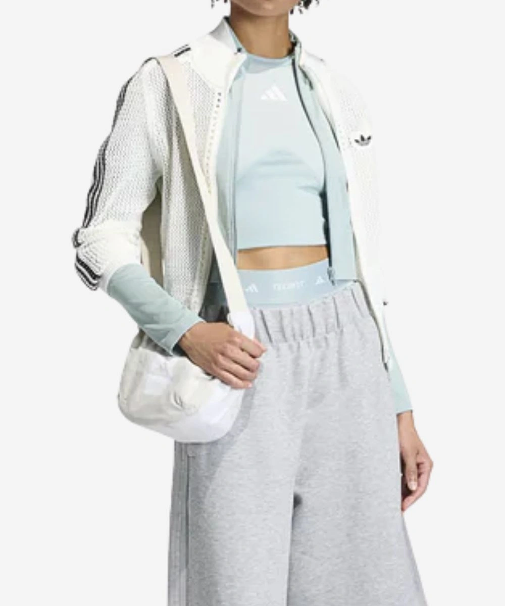 Adidas Originals Firebird Crochet Slim Women's Track Jacket White