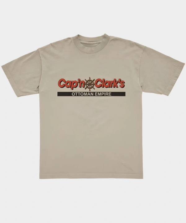 Cap'n Clark's Ottoman Empire Sand Color T-Shirt For Sale