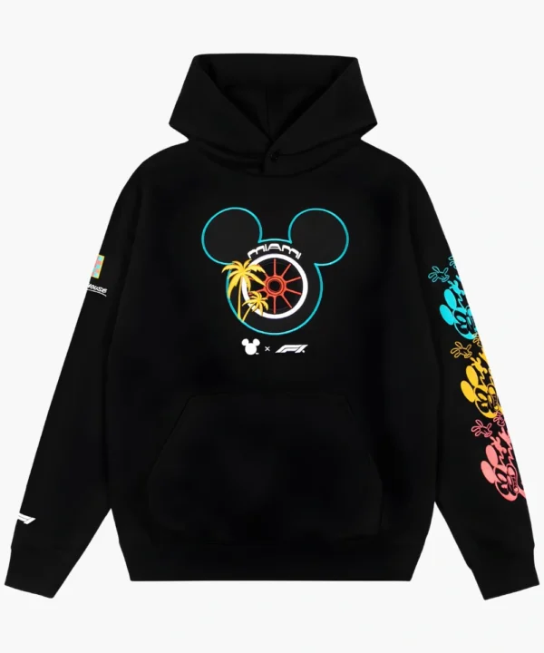 Disney x Formula 1 Special Edition Miami Grand Prix Hoodie Black