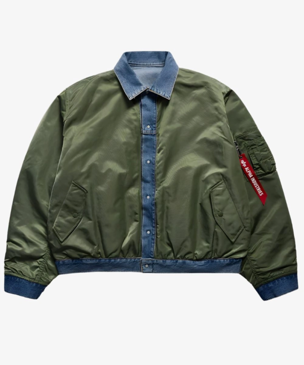 EYE Junya Watanabe x Alpha Deconstructed MA-1 Reversible Bomber Flight Jacket